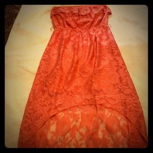 Strapless dress
